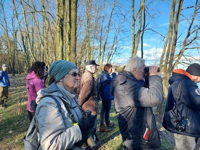 Jarní pozorování říčního ptactva v Nebočadském luhu – foto 1 z 4